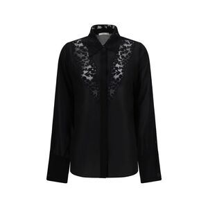 Fendi Black Silk Women's Blouse